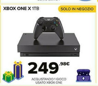 Gamestop Xbox one x 1tb offerta