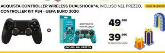 Gamestop Controller dualshock 4 v2 red ps4 offerta