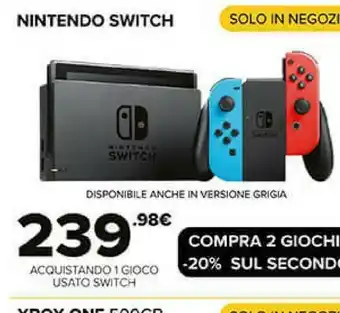 Gamestop 1-2-switch, switch standard switch offerta