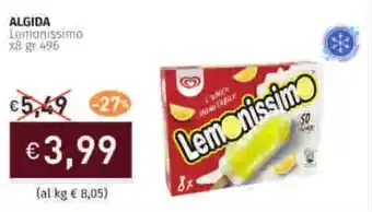 Prezzemolo e Vitale ALGIDA Lemonissimo offerta