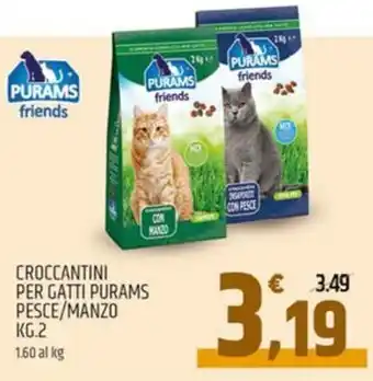 Ard Discount Croccantini per gatti purams pesce/manzo offerta