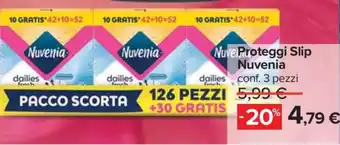 Carrefour PROTEGGI-SLIP NUVENIA offerta