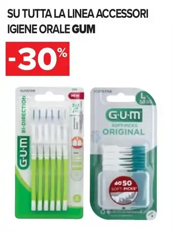 Carrefour Su tutta la linea accessori igiene orale GUM offerta