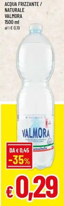 Famila Superstore Acqua frizzante / naturale VALMORA offerta