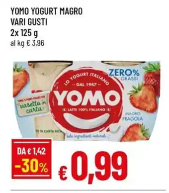 Famila Superstore Yomo yogurt magro vari gusti offerta