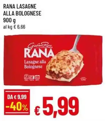 Famila Superstore Rana lasagne alla bolognese offerta