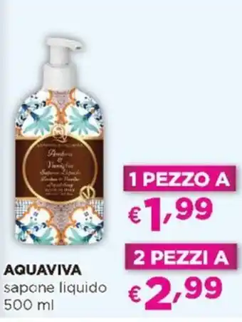 Acqua & Sapone AQUAVIVA sapone liquido offerta