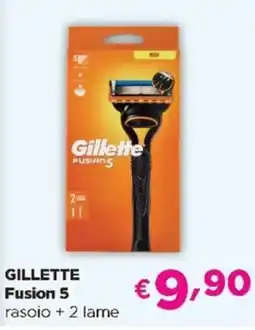 Acqua & Sapone GILLETTE Fusion 5 rasoio + 2 lame offerta