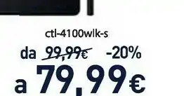 Unieuro Intuos bluetooth ctl-4100wlk-s offerta