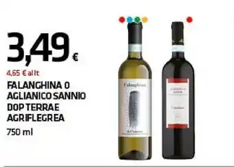 Superconti Aglianico sannio dop terrae agriflegrea offerta