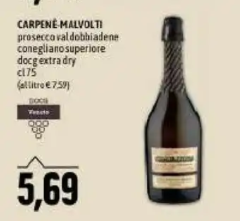 Emi Supermercati Carpenè malvolti - conegliano valdobbiadene 750 g(ml) offerta