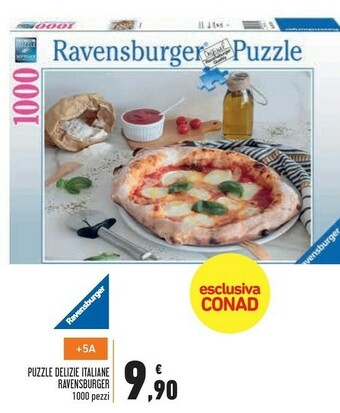 Conad Superstore Ravensburger puzzle delizie italiane offerta