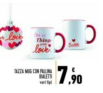 Conad Superstore Bialetti tazza mug con pallina offerta