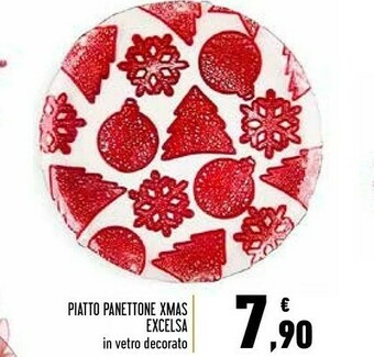 Conad Superstore Excelsa piatto panettone xmas offerta