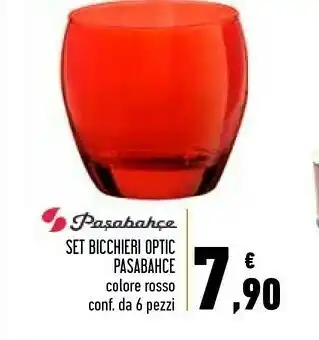 Conad Superstore Set bicchieri optic pasabahce offerta