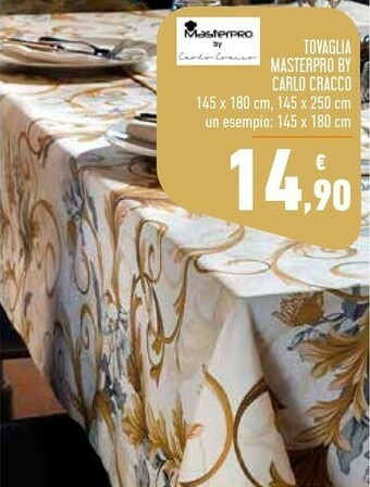 Conad Superstore Masterpro by carlo cracco tovaglia offerta