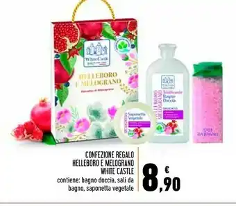 Conad Superstore White castle confezione regalo helleboro e melograno offerta