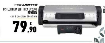 Conad Superstore Rowenta bistecchiera elettrica gc2060 offerta