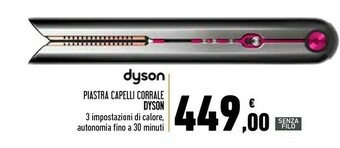Corrale with styling set piastra per capelli caldo antracite, fucsia 200 w 4,34 m