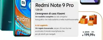 Redmi note 9 pro 16,9 cm (6.67") doppia sim 4g usb tipo-c 6 gb 128 gb 5020 mah verde