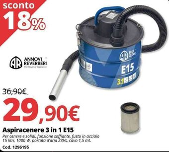 Aspiracenere 3 in 1 E15
