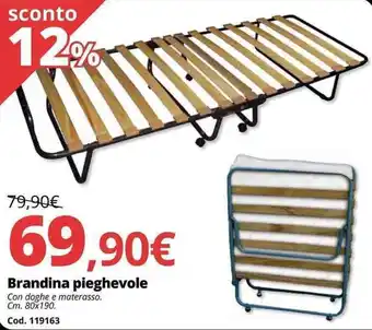 Brico Io Brandina pieghevole Cm. 80x190 offerta