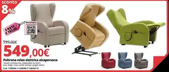 Brico Io Poltrona relax elettrica alzapersona offerta