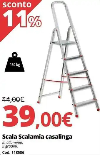 Brico Io Scala Scalamia casalinga 5 gradini offerta