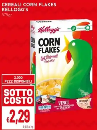 Pan Cereali corn flakes kellogg's offerta