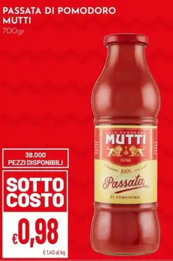 Pan Passata di pomodoro mutti offerta