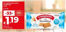 Bennet È il novellino light CAMPIELLO offerta
