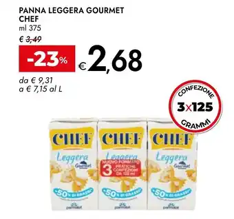 Bennet Panna leggera gourmet CHEF offerta