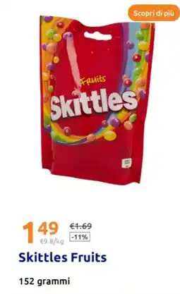 Action Skittles Fruits offerta