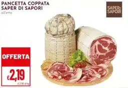 Pan Pancetta coppata SAPER DI SAPORI offerta