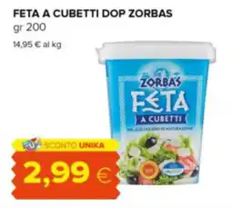 Oasi Feta a cubetti dop ZORBAS offerta