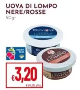 Pan Uova di lompo nere/rosse offerta