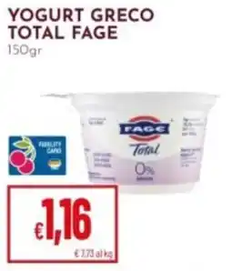 Pan Yogurt greco total FAGE offerta