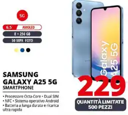 Comet SAMSUNG GALAXY A25 5G Smartphone offerta
