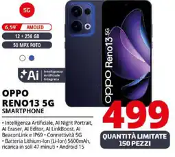 Comet Oppo reno13 5g smartphone offerta