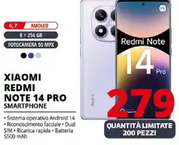 Comet Xiaomi redmi note 14 pro smartphone offerta