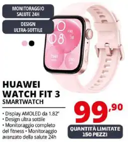 Huawei watch fit 3 smartwatch