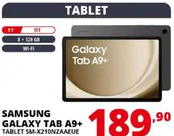 Comet SAMSUNG GALAXY TAB A9+ TABLET SM-X210NZAAEUE offerta