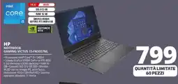 Comet HP NOTEBOOK GAMING VICTUS 15-FA1057NL offerta