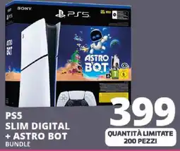 Comet Ps5 slim digital + astro bot bundle offerta