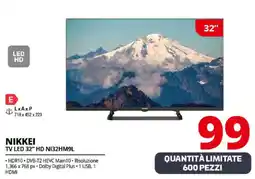 Comet NIKKEI TV LED 32" HD N132HM9L offerta