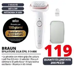 Comet Braun epilatore SILK-ÉPIL 9 9-000 offerta