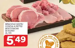 Sisa Braciole miste/ coscia a fette/ bocconcini di suino offerta