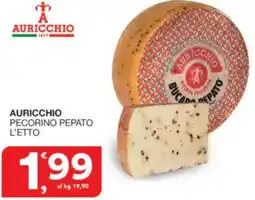 Sisa Auricchio pecorino pepato l'etto offerta