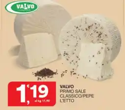 Sisa Valvo primo sale classico/pepe l'etto offerta
