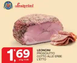 Sisa Leoncini prosciutto cotto alle erbe l'etto offerta